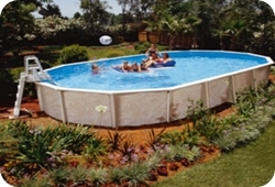 Doughboy Premier 24x12ft oval pool kit